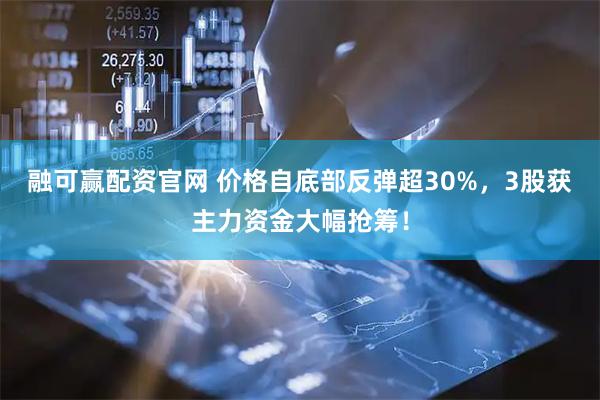 融可赢配资官网 价格自底部反弹超30%，3股获主力资金大幅抢筹！